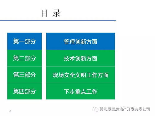 青海投资集团辰泰房地产公司 管理提升 技术创新 活动推进情况